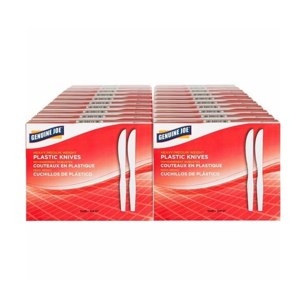 Genuine Joe KNIFE, HVY WEIGHT, BOXED, 100C, 40PK GJO10431CT - main